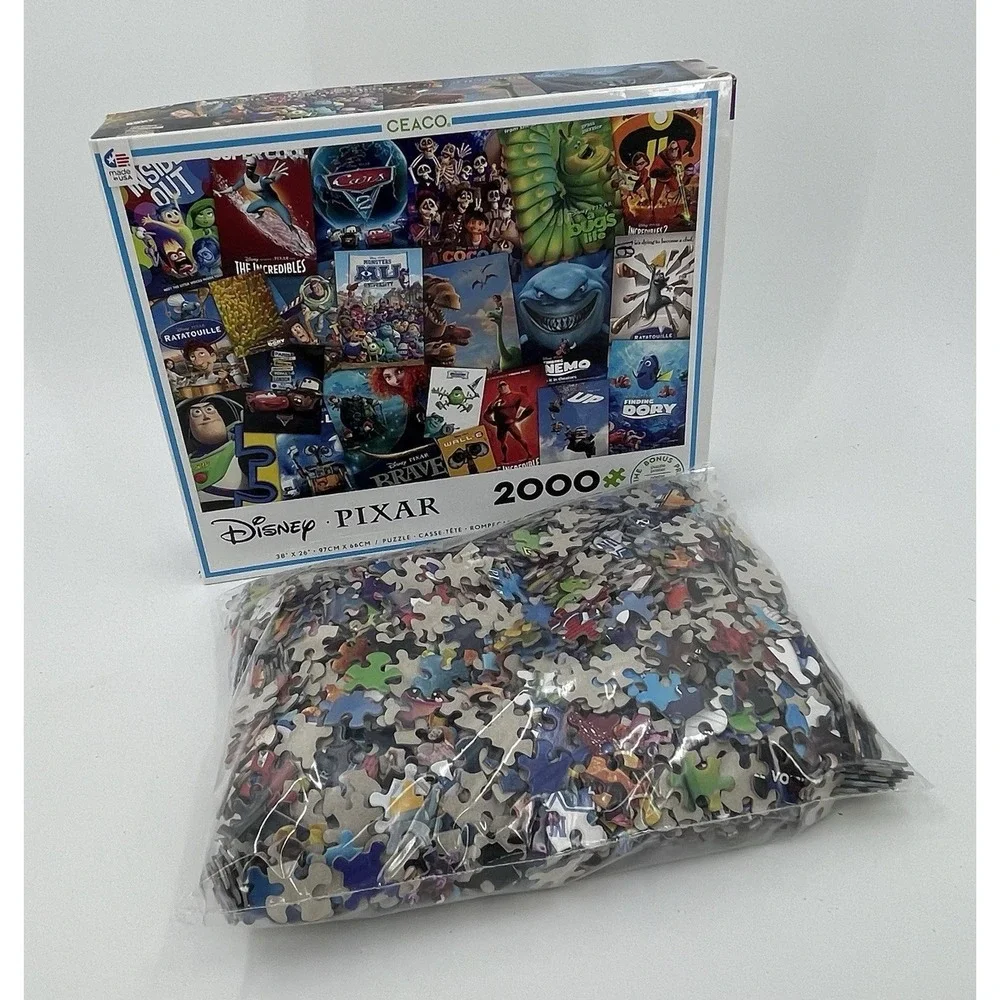 Ceaco Jigsaw Puzzle Disney Pixar Movie Poster  Pc 3502-5‎ Complete No Poster